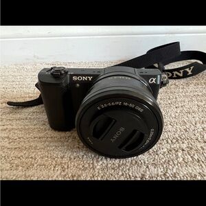 Sony a5100 Black Digital Camera with protective case